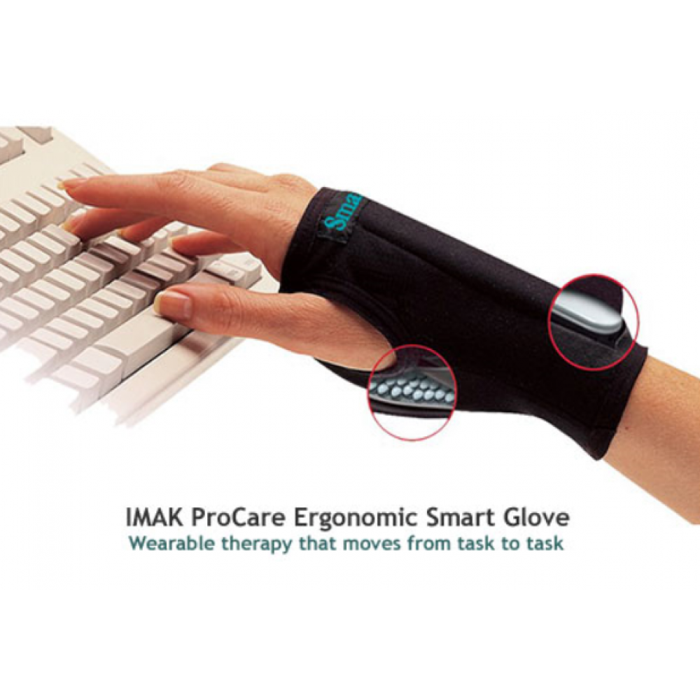 IMAK SmartGlove for Carpal Tunnel Syndrome Ergonomic Wrist Support